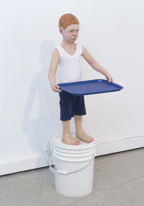 michael, 2013, fiberglass, fabric, plastic, water pump, 130x45x40